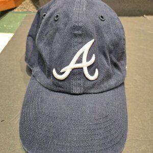 ’47 Brand Atlanta Braves Navy Baseball Hat – White “A” Logo, Authentic